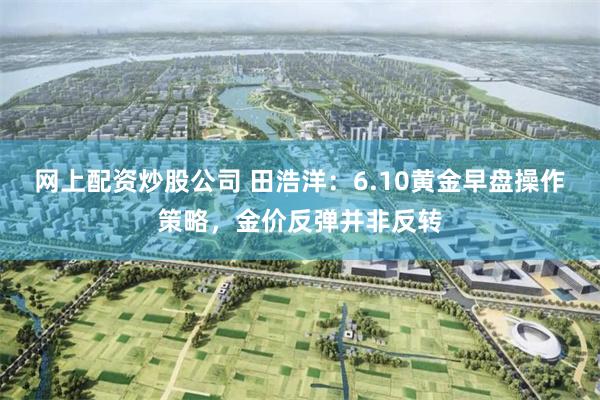 网上配资炒股公司 田浩洋：6.10黄金早盘操作策略，金价反弹并非反转