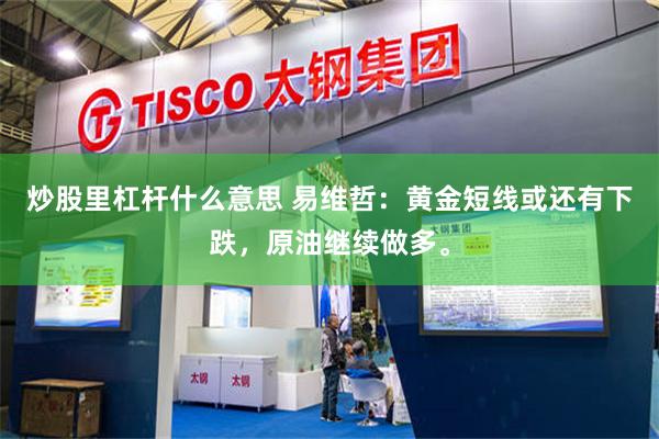炒股里杠杆什么意思 易维哲：黄金短线或还有下跌，原油继续做多。