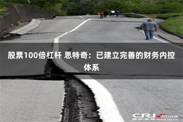 股票100倍杠杆 思特奇：已建立完善的财务内控体系