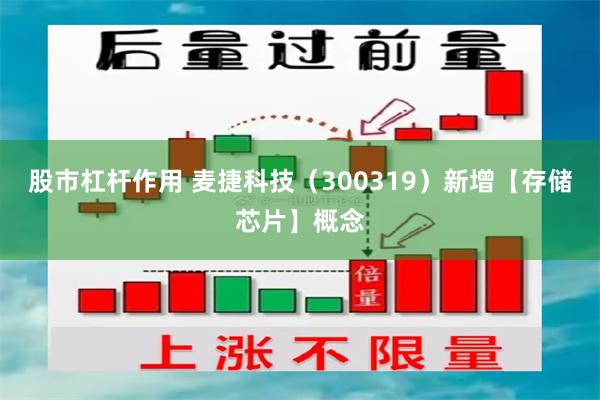 股市杠杆作用 麦捷科技（300319）新增【存储芯片】概念