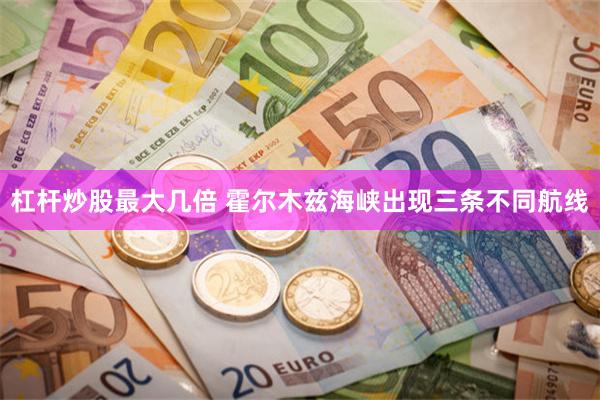 杠杆炒股最大几倍 霍尔木兹海峡出现三条不同航线