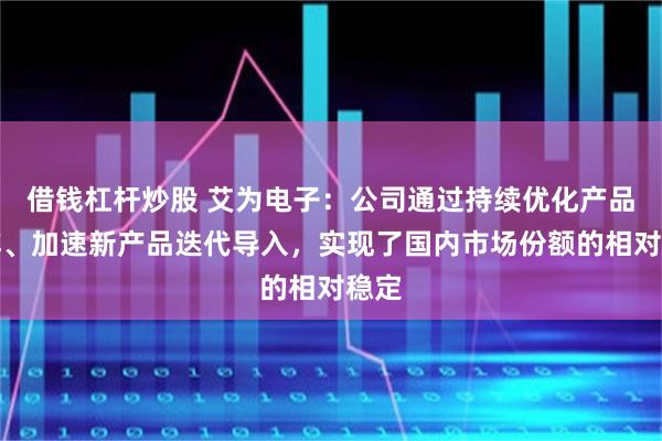 借钱杠杆炒股 艾为电子:公司通过持续优化产品矩阵、加速新产品迭代导入,实现了国内市场份额的相对稳定
